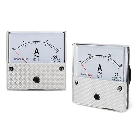 DH-80 AC Ammeter Pointer 1A 2A 3A 5A 10A 15A 20A 30A 50A 100A 200A 250A 300A 400A 500A 600A 1Pcs(600-5A) in Saudi Arabia