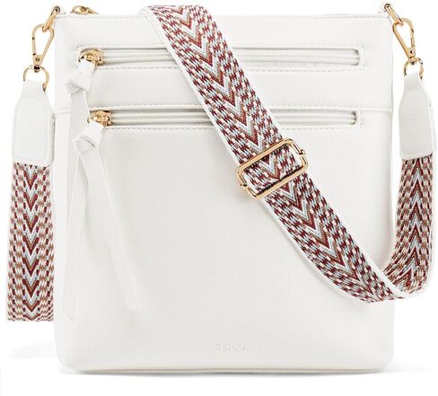 GEMIU Crossbody Bags for Women Vegan Leather Shoulder Bag with Multi Pocket, Adjustable Strap Purses in Kuwait