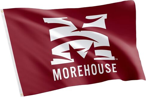 Desert Cactus Morehouse College MC Flag - 3 x 5 Feet Tigers Banner, Indoor/Outdoor Durable Fabric, 100% Polyester Design (Style 3) in Saudi Arabia