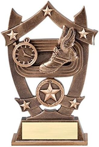 جائزة Decade Awards Track 3D Gold Stars Trophy - جائزة Star Track - بطول 6.25 بوصة - قم بالتخصيص الآن in Saudi Arabia