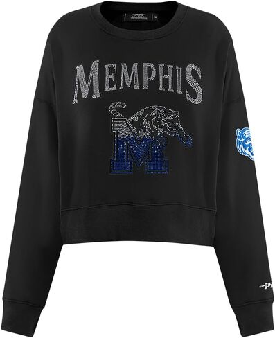 سويت شيرت نسائي من Pro Standard NCAA للسيدات من College Jewels ذو ظهر مصقول من French Terry ذو رقبة دائرية in Saudi Arabia