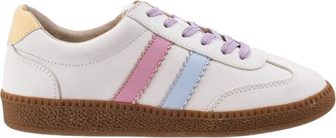 Corkys Footwear حذاء رياضي نسائي برباط - حذاء كاجوال عصري مع خطوط جانبية جريئة، ونعل داخلي مبطن للارتداء طوال اليوم، وتصميم خفيف الوزن in Saudi Arabia