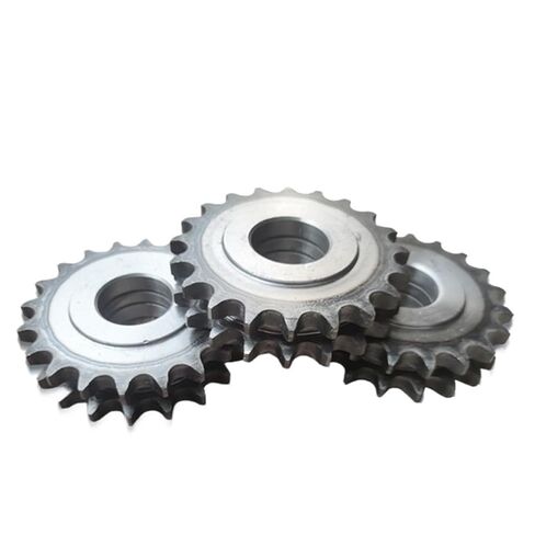 Double-Step Industrial 45 Steel Sprocket Double-Row Single-Row Carbon Steel Double-Row Sprocket Mechanical Equipment Synchronous Belt Pulley Sprocket in Saudi Arabia