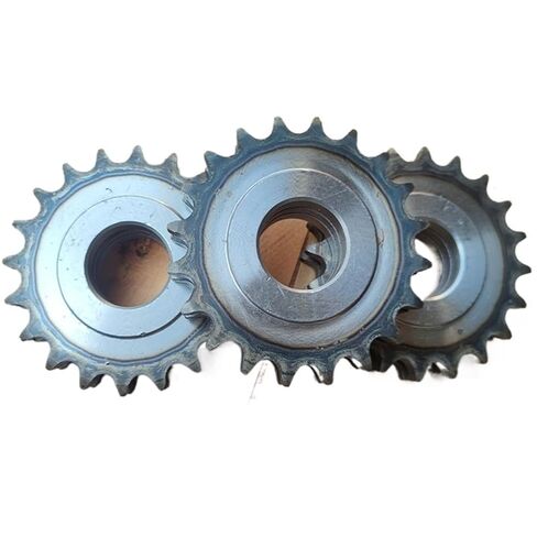 Double-Step Industrial 45 Steel Sprocket Double-Row Single-Row Carbon Steel Double-Row Sprocket Mechanical Equipment Synchronous Belt Pulley Sprocket in Saudi Arabia