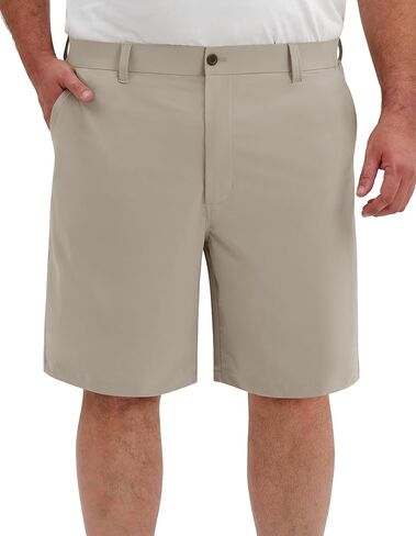 PULI Men's Shorts Big & Tall 9'' Stretch Dry Fit Lightweight Breathable Waterproof Casual Dress Golf Shorts with Pockets in Saudi Arabia