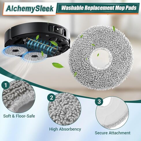 14 قطعة L40 Ultra Tricut Brush لـ Dreame X40 Ultra/ X30 Ultra/ L30 Ultra/ L10s Ultra/ L20 Ultra/ L10s Pro Ultra Robot Vacuum، لـ MOVA P10 Ultra/ P10 Pro Ultra/ P50 Pro Ultra طقم ملحقات الأجزاء in Kuwait