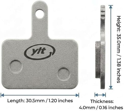 LYT.c Bike Disc Brake Pads for Shimano B01S B03S B05S, Deore Alivio Acera Tourney MT200 MT400 MT500 BR-M315 M365 M395 M446 M4050, Tektro E10.11 A10.11, TRP Spyre SLC Spyke HY/RD Bicycle Brake Pads in Saudi Arabia