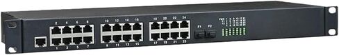 محول وسائط الألياف البصرية Rj45 sc موصل 24 منفذًا UTP محولات جيجابت الألياف البصرية إيثرنت in Saudi Arabia