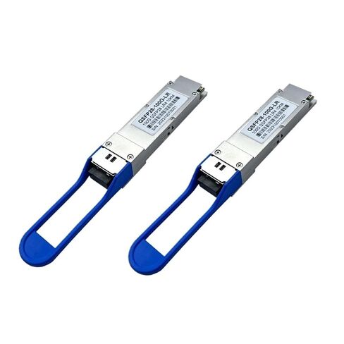QSFP28-100G-LR4 وحدة الألياف الضوئية 100G أحادية الوضع LC واجهة نقل 10 كجم متوافقة مع العلامات التجارية الكبرى in Saudi Arabia