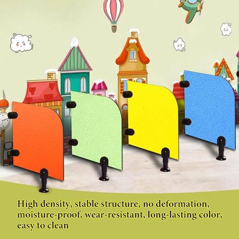 Urinals partition for Men Urinal Privacy Partition, Children's Urinal Partition, Kindergarten Toilet Partition Screen Board, Rounded Corner Anti-Collision Design(Green,27.5x31.5in( in Saudi Arabia