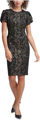 Calvin Klein Women's Essential Sleeveless Sheath, Caper Tulip Sleeve, 4 in Saudi Arabia