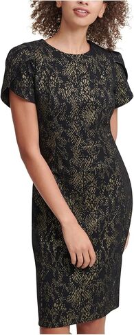 Calvin Klein Women's Essential Sleeveless Sheath, Caper Tulip Sleeve, 4 in Saudi Arabia