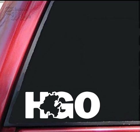 Kramer HGO Hidalgo Mexico State Sticker for Car Vinyl Decal Truck Window Vehicle Bumper Decal 6 in. in Saudi Arabia