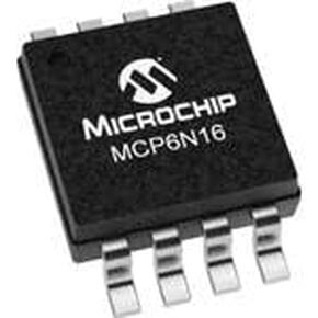 Microchip Technology, MCP6N16-001E/MS, INST Amp 1 Rail to Rail Input/Output 5.5V 8-Pin MSOP Tube (100 Item/s) in Kuwait