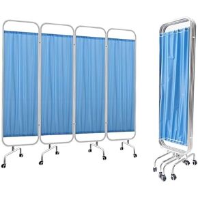 Portable Medical Privacy Screen 9.8ft Freestanding Room Divider, Foldable Nylon Fabric Partition for Hospitals, Beauty Salons, Nursing Homes, Adjustable 3.3-9.8ft Height in Saudi Arabia
