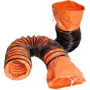 32.8ft Industrial PVC Flexible Duct Hose - Heavy Duty, Large Diameter for Factory Ventilation, Construction Site, Tunnel & Attic Exhaust Fan(15x1000cm) in Saudi Arabia