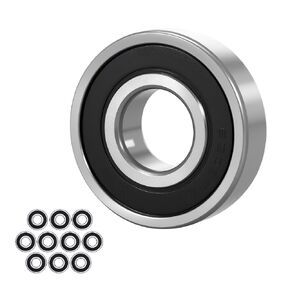 10 Pcs 6305-2RS Deep Groove Ball Bearings 25x62x17mm, Pre-Lubricated Double Rubber Seal Bearings in Saudi Arabia