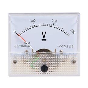 85C1 Pointer Type DC Voltmeter 5V 10V 15V 20V 30V 50V 100V 150V 250V 1000V Analog Panel Voltage Gauge 1Pcs(DC0-20V) in Saudi Arabia