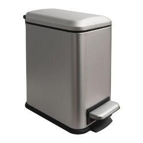 5 Liter / 1.3 Gallon Trash Can with Removable Liner, Soft Close lid & Step Pedal, Stainless Steel Trash Bin for Bathroom,Bedroom,Home Office,Green in Saudi Arabia