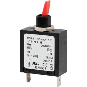 17A 250V Toggle Single Pole Circuit Breakers Hydraulic Magnetic Circuit Breaker dc Mcb Circuit Breaker in Saudi Arabia