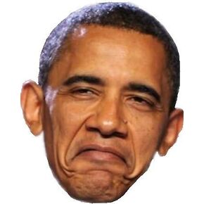 Obama Face - Sticker Graphic - Auto, Wall, Laptop, Cell, Truck Sticker for Windows, Cars, Trucks in Saudi Arabia