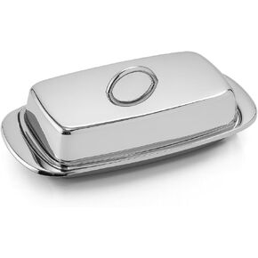 Stainless Steel Butter Dish with Lid, Butter Keeper for Countertop or Refrigerator in Saudi Arabia