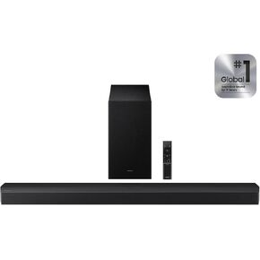 سامسونج HW-S61B أمازون الحصري 5.0ch الكل في واحد مكبر صوت لاسلكي مع دولبي أتموس، Q-سيمفوني مكبر صوت مركزي، اليكسا مدمج، اتصال تلفزيوني، 2022 (حصري على Amazon) in Saudi Arabia