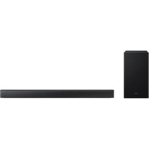 SAMSUNG HW-B450 2.1ch Soundbar w/Dolby Audio, Subwoofer Included, Bass Boosted, Wireless Bluetooth TV Connection, Adaptive Sound Lite, Game Mode, 2022 in Saudi Arabia