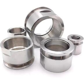 1 قطعة محول مشترك شفة فراغ KF40 304 الفولاذ المقاوم للصدأ BSP خيط خارجي 1/2" in Kuwait