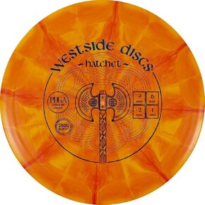 Westside Discs Origio Burst Hatchet Disc Golf Fairway Driver, Easy to Throw Frisbee Discs Golf, 170g+, Stamp Color and Burst Pattern Will Vary in Saudi Arabia