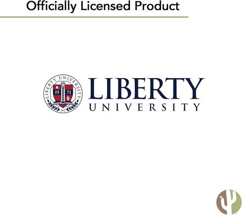 ربطة عنق جامعة Desert Cactus Liberty University LU Flames 100% بوليستر مع شعار، مرخصة رسميًا (النمط B) in Saudi Arabia