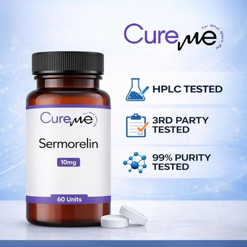 مركب مرجعي للببتيد Cureme Sermorelin - 60 وحدة -10 ملغ - استخدام الأبحاث المعملية in Kuwait