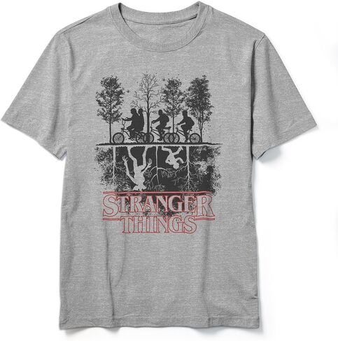 Boy's Stranger Things Biking in Upside Down T-Shirt in Saudi Arabia