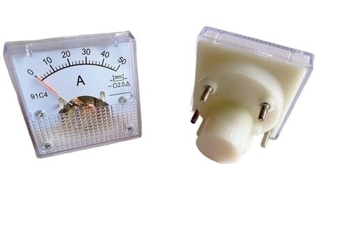 91C4 91C4-A Pointer Type Ammeter DC1A 2A 3A 5A 10A 20A 30A 50A 75A 100A 150A 200A 250A 300A 400A 45 * 45mm 1Pcs(DC50A) in Saudi Arabia