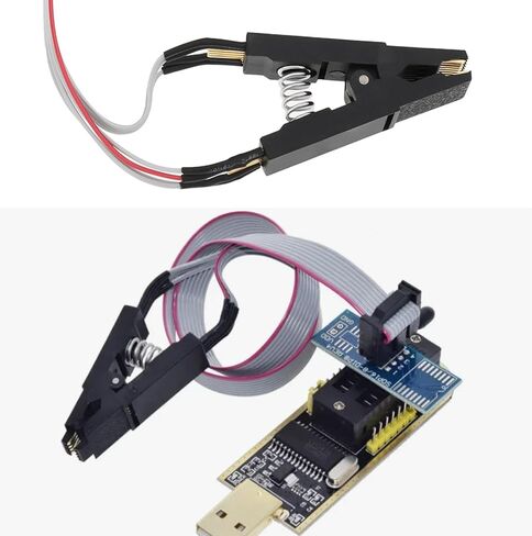 SOIC16 SOP16 to DIP8 Test Clip Programmer Adapter Board Cable for EEPROM BIOS IC Programming and Reading in Saudi Arabia
