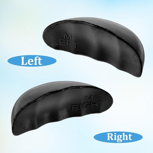 3 Pairs Shoe Filler for Too Big Shoes, Toe Filler Cushion Inserts for Loose Shoes Sneakers Flats Boots, Women and Men, Making Shoe Smaller (Black) in Saudi Arabia
