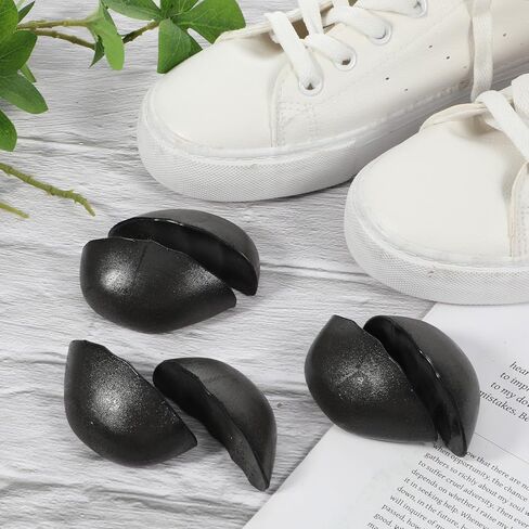 3 Pairs Shoe Filler for Too Big Shoes, Toe Filler Cushion Inserts for Loose Shoes Sneakers Flats Boots, Women and Men, Making Shoe Smaller (Black) in Saudi Arabia