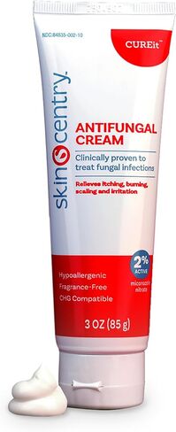 كريم مضاد للفطريات 2% نترات ميكونازول، يعالج قدم الرياضي، حكة اللعب، السعفة، مرطب، مهدئ، تركيبة غير دهنية، يخفف الحكة والحرق والغضب، أنبوب 3 أوقية in Saudi Arabia