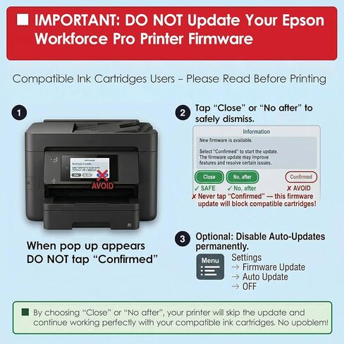 لخرطوشة الحبر 822XL المعاد تصنيعها لخراطيش الحبر Epson 822XL 822 822 XL لطابعة Workforce Pro WF-3820 WF-3823 WF-4820 WF-4830 WF4833 (2 أسود سماوي أرجواني أصفر، 5 عبوات) in Kuwait
