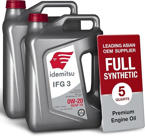 Idemitsu IFG3 0W-20 SP/GF-7A Full Synthetic Motor Oil – 5 Quart, Case of 4 | Engineered for Maximum Fuel Efficiency and Engine Protection in Kuwait