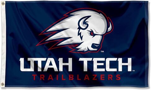 Utah Tech Trailblazers Wordmark Large Grommet Banner Flag in Saudi Arabia