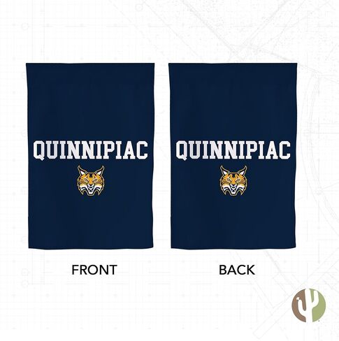 Desert Cactus Quinnipiac University QU Garden Flag – 19 x 12 inch Quinnipiac Bobcats Banner, For Outdoor Display and Events (Design A) in Saudi Arabia