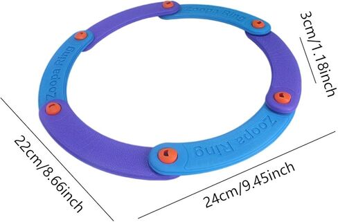 Flying Ring Folding BomerangToy, Wind Resistant Foldable Boomerangs, High Speed Folding Boomerangs, Fun Children Interaction Flying Ring, for Early Childhood, Preschooler, Daycare in Saudi Arabia