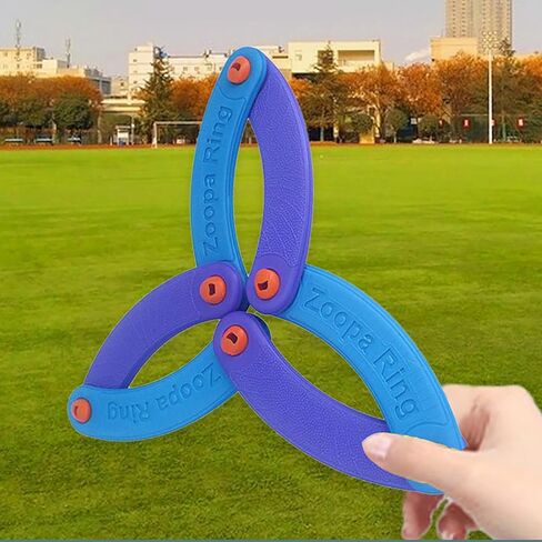 Flying Ring Folding BomerangToy, Wind Resistant Foldable Boomerangs, High Speed Folding Boomerangs, Fun Children Interaction Flying Ring, for Early Childhood, Preschooler, Daycare in Saudi Arabia