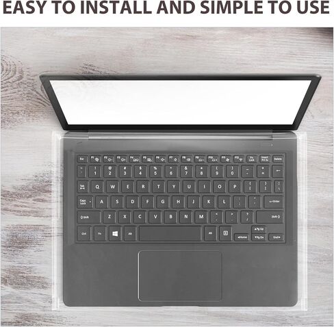 Sewroro Transparent Keyboard Protector Cover 15.74X10.43In Waterproof Keyboard Dust Cover Versatile Case for Laptop and Household Use in Saudi Arabia