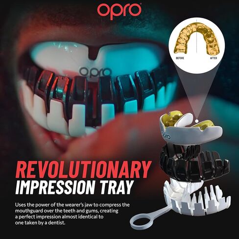 OPRO Official UFC Fighter Collection Alex Pereira Instant Custom-Fit Mouthguard – Self-Fit Gum Shield for MMA, Boxing & Combat Sports in Saudi Arabia