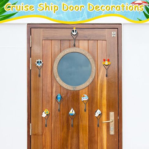Cinnvoice 20 Set Cruise Magnetic Hooks Gifts for Cabin Decor, Cruise Gift Exchange Ideas, Ocean Magnetic Hook Bulk with Cute Animals for Refrigerator Hanging, Ship Essentials for DIY Lover Party Favor in Saudi Arabia