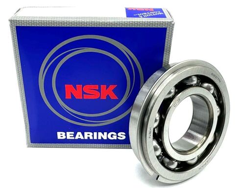 NSK Japan 6207 NR C3 Ball Bearing, Open Type, NO Seals + SNAP Ring 35X72X17 MM in Saudi Arabia