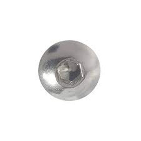 3/8"-16 x 4-1/2" Button Head Socket Cap Screw, Allen Socket Drive, 18-8 Stainless Steel, Full Thread - Quantity 10 - by Fastener Depot, LLC in Saudi Arabia