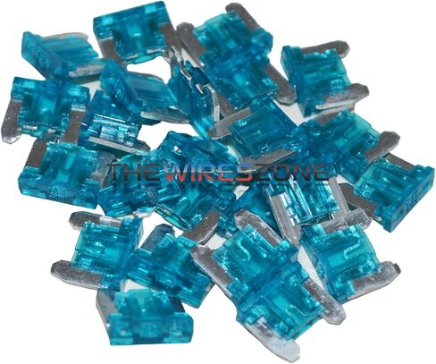 قم بتثبيت Bay The ATMLP15-25 Blue 15 Amp Mini Low Profile Fuse (25/Pack) 15A in Saudi Arabia